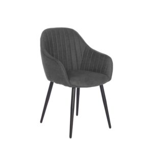 Jedálenská stolička BATAVIA tmavo sivá