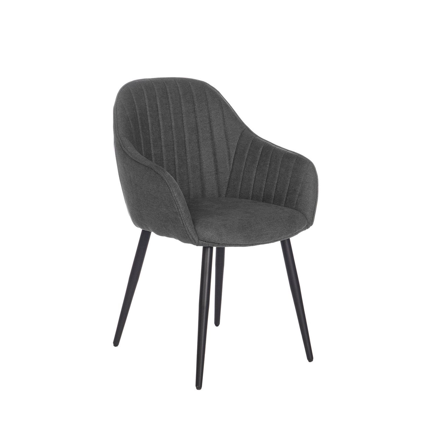 Jedálenská stolička BATAVIA tmavo sivá