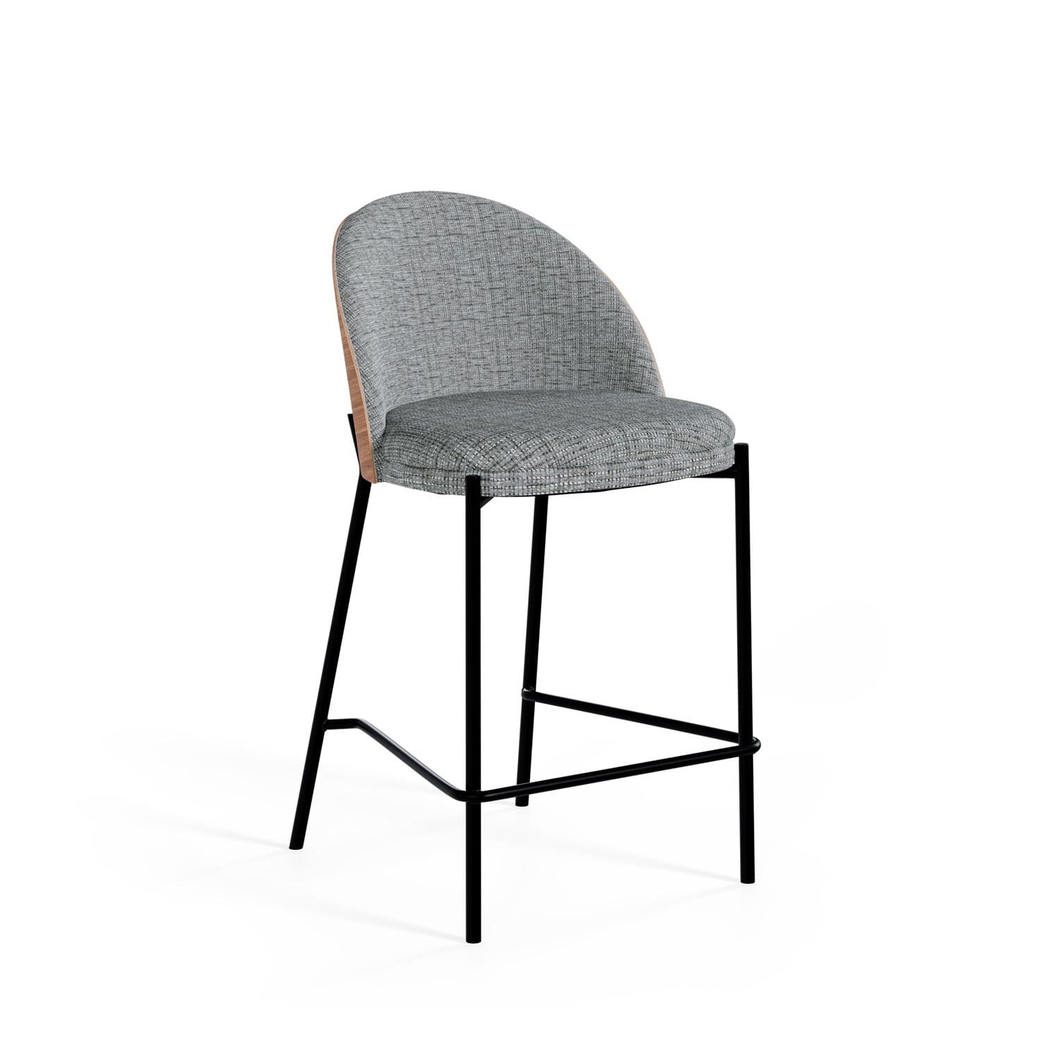 Barová stolička CARCASON 66 cm sivá