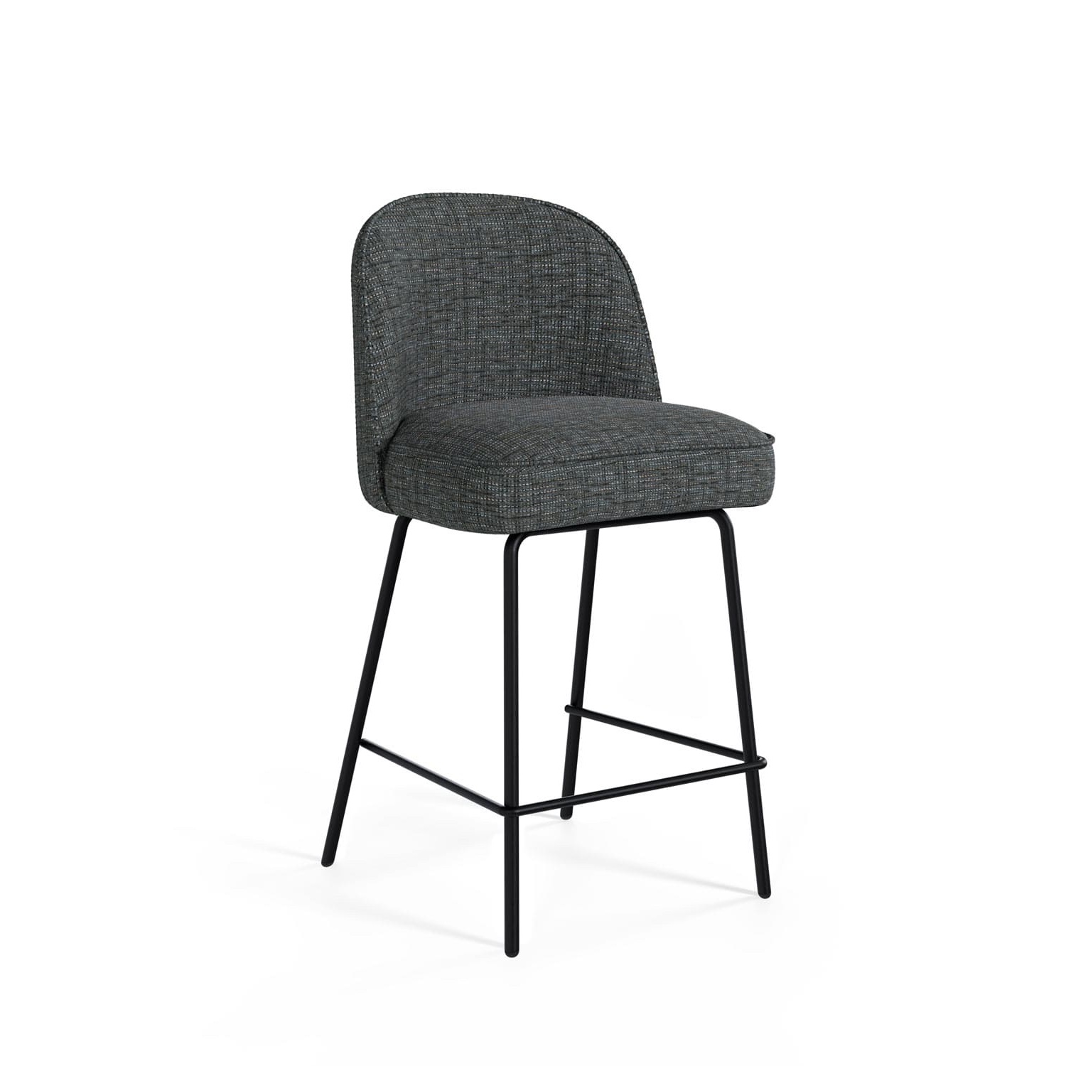 Barová židle MINIME 65 cm tmavo sivá