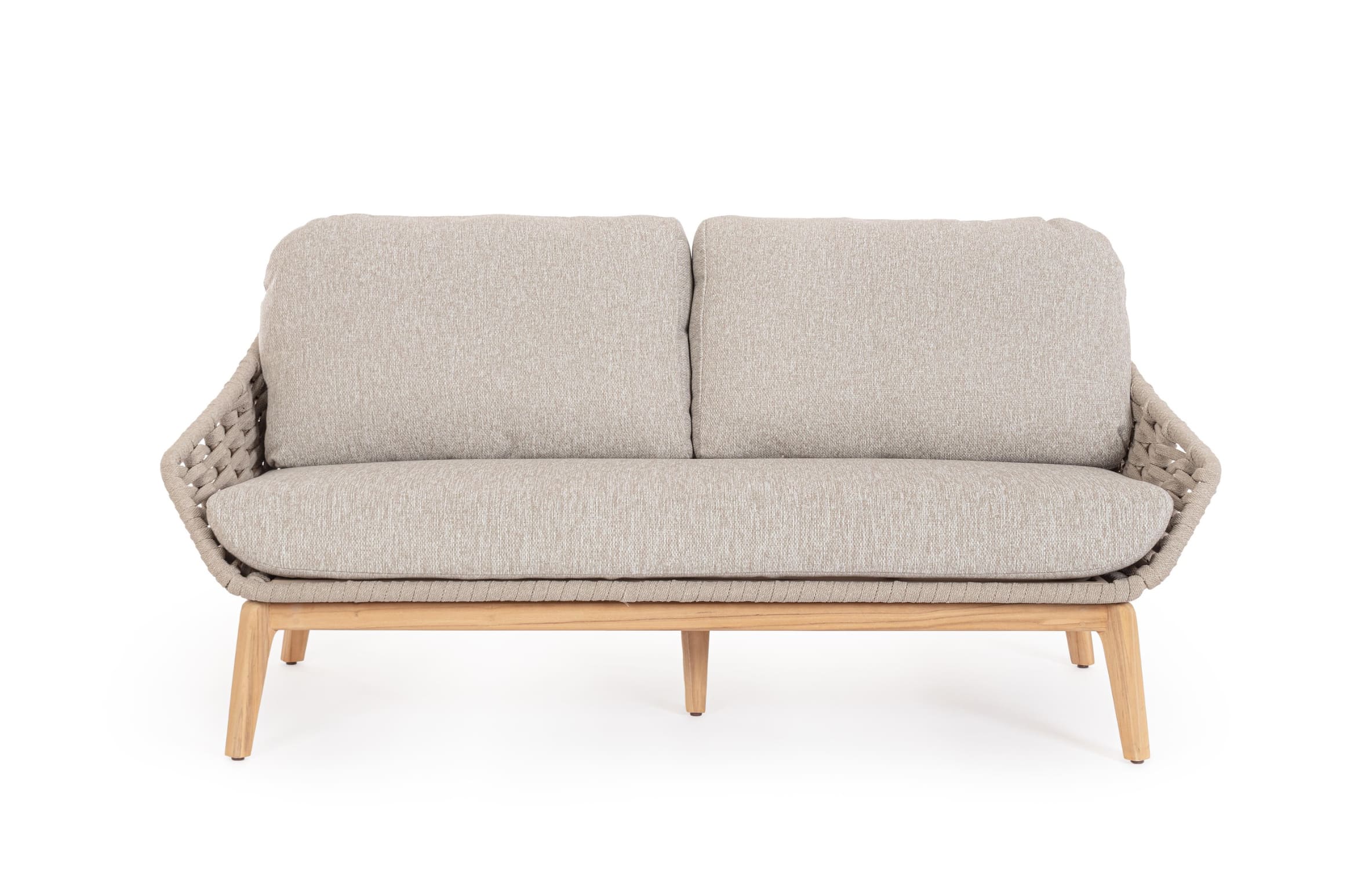 Záhradná dvojmiestna pohovka mires 168 cm béžová