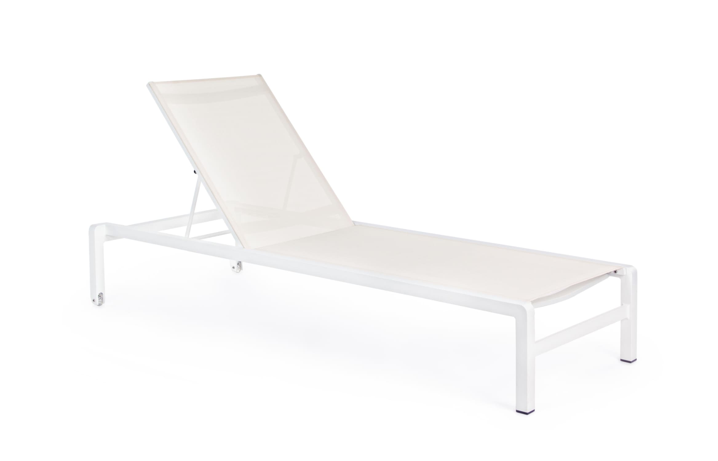 Záhradné lehátko ronoko biele