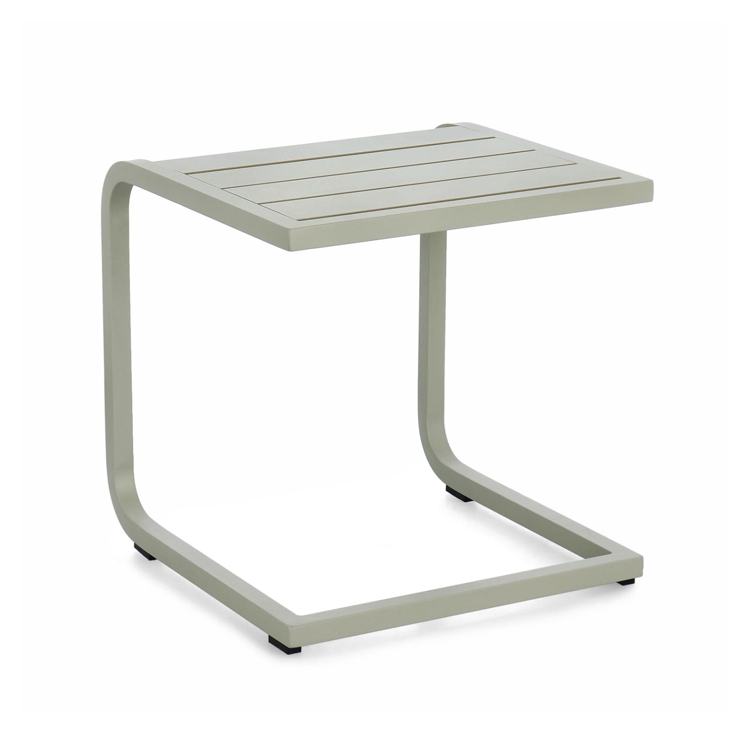 Odkladací stolík loryn 40 x 40 cm zelený