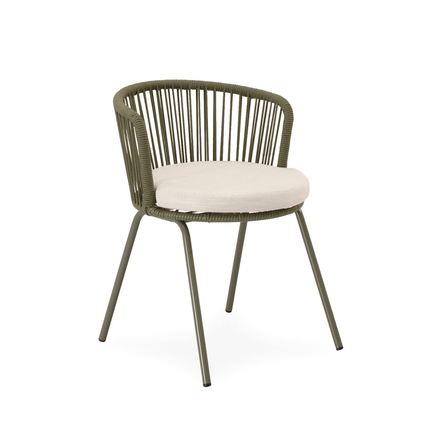 Záhradná jedálenská stolička Villan zelená