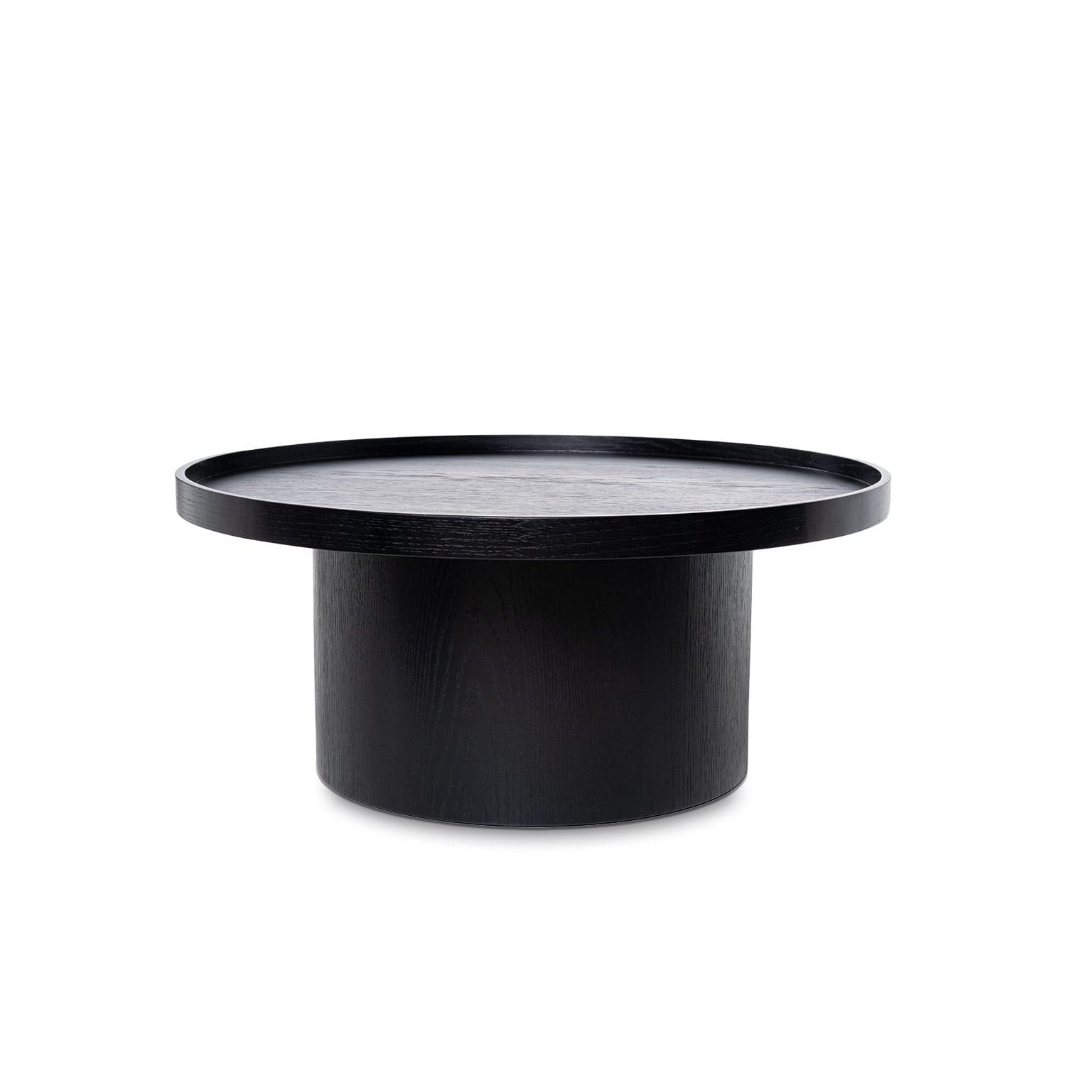 Konferenčný stolík KOPI ø80 x 35 cm čierny