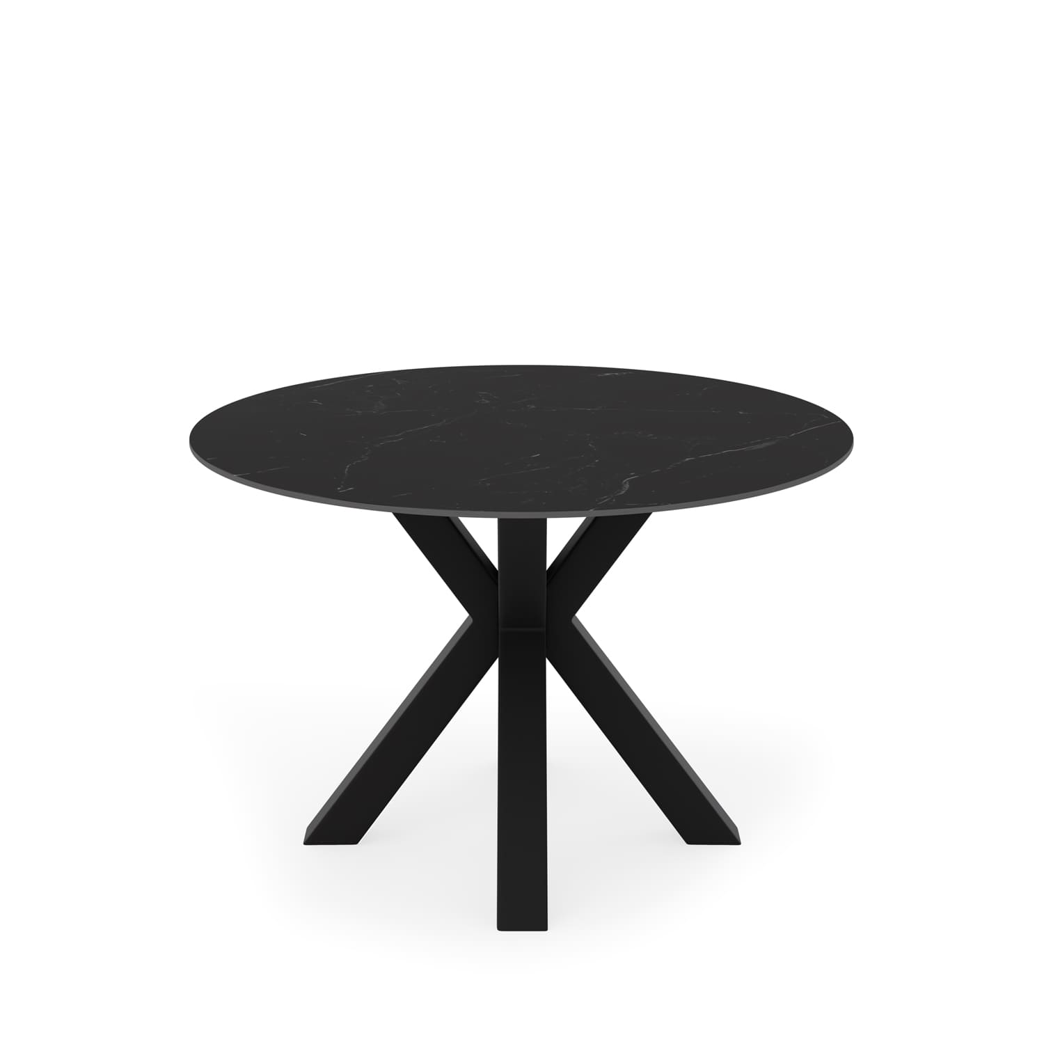Okrúhly jedálenský stôl MAKAN ø120 čierny