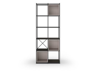 Regál LOGAM 70 x 179 cm krémová