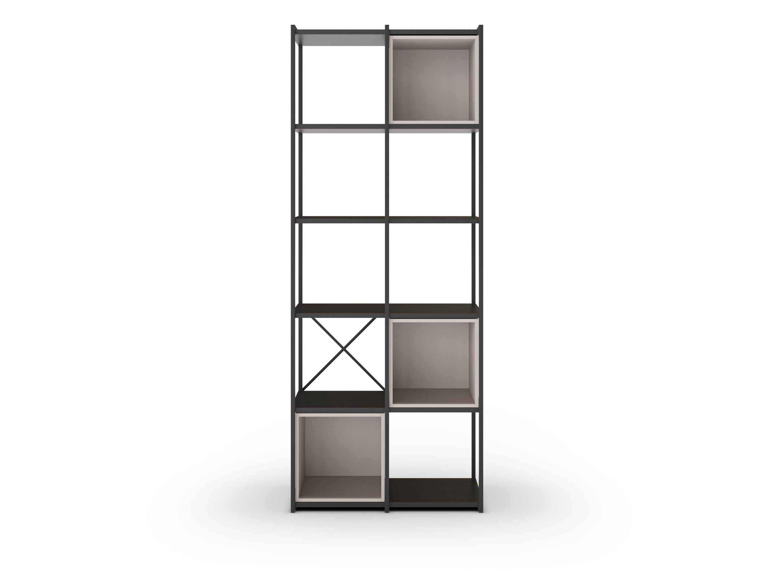 Regál LOGAM 70 x 179 cm krémová