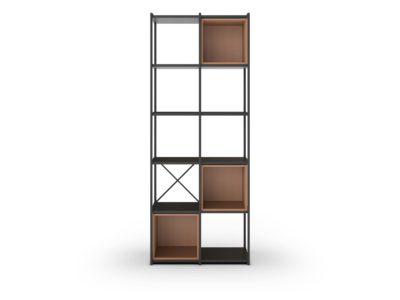 Regál LOGAM 70 x 179 cm terakota