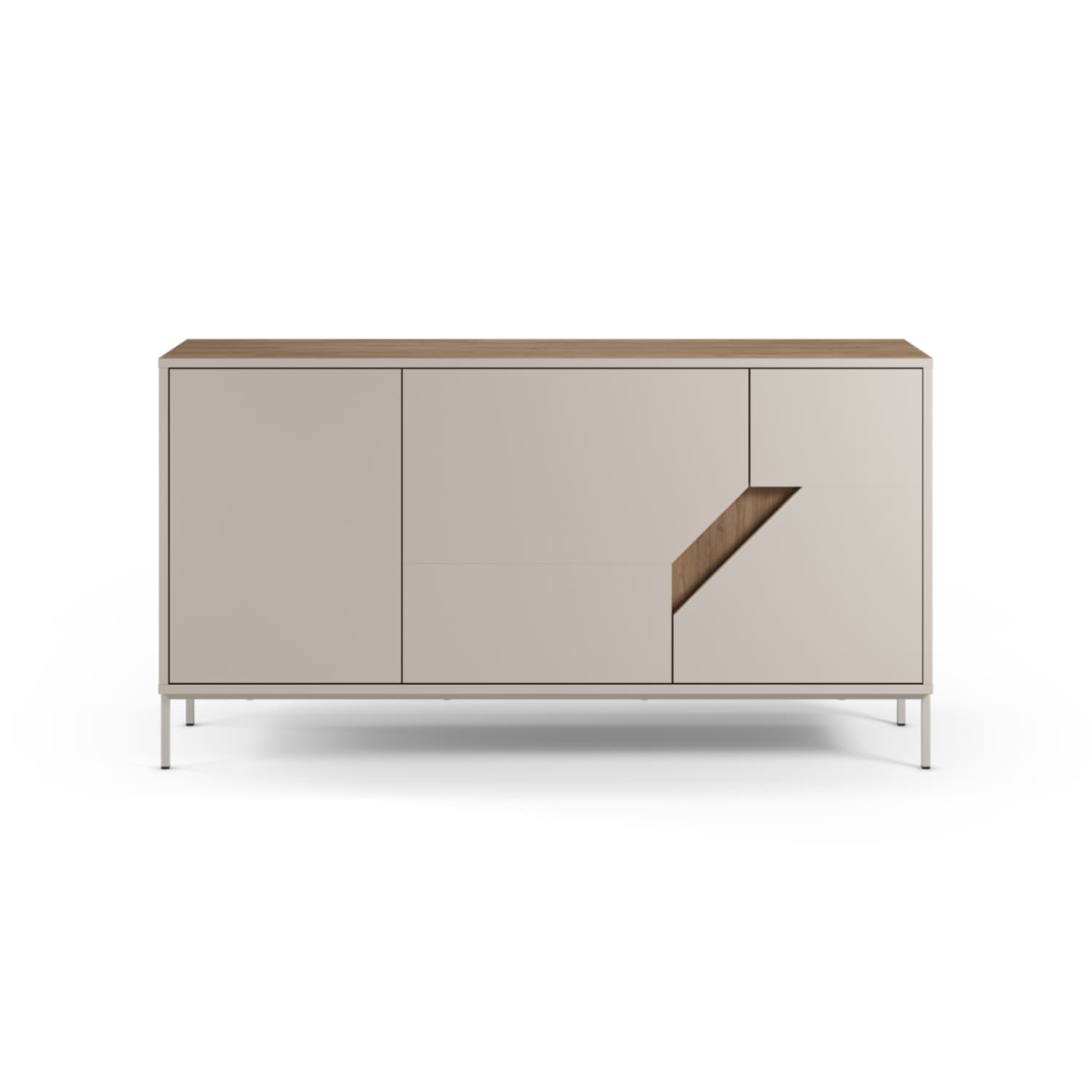 Komoda LOU 150 x 80 cm béžová