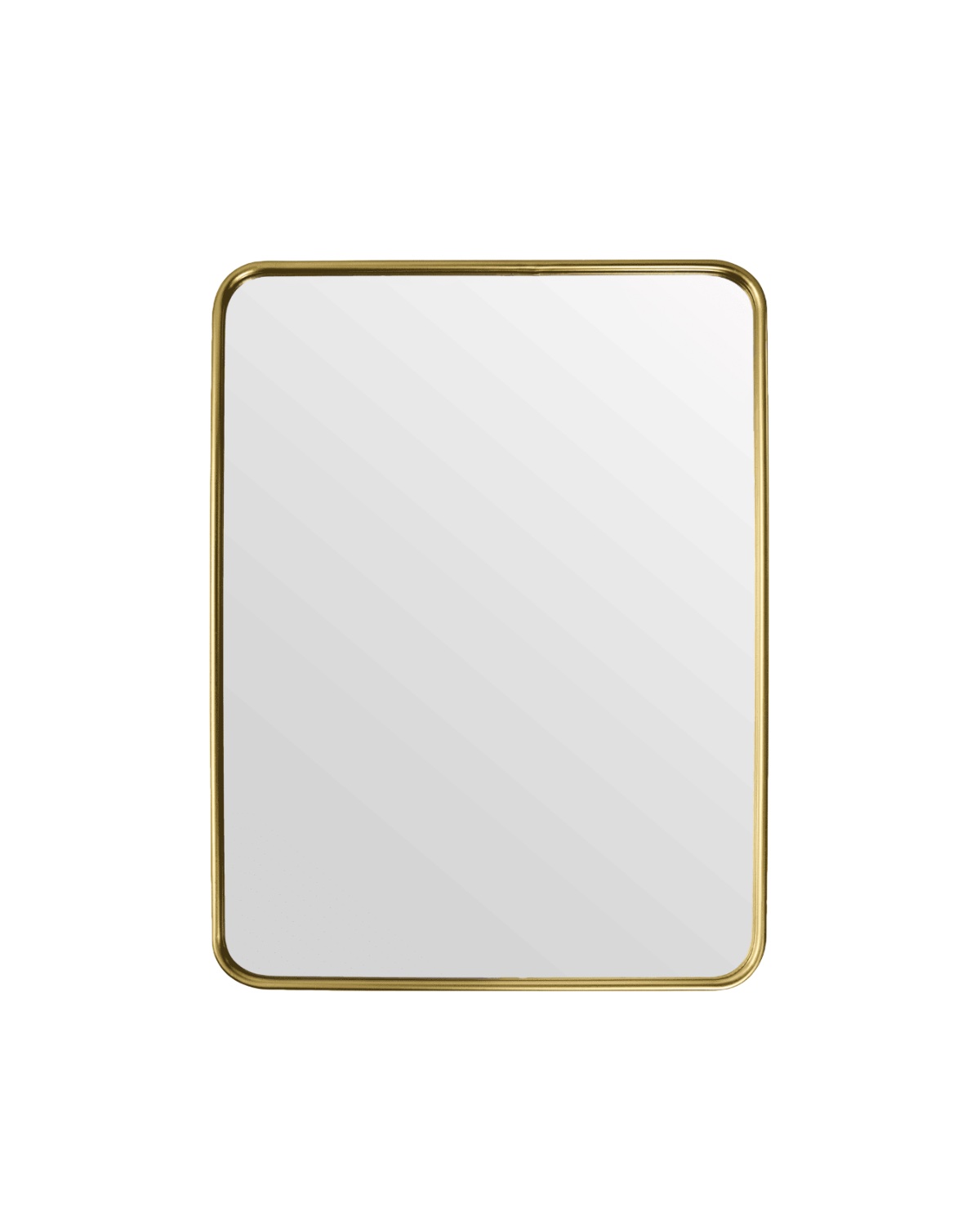 Obdĺžnikové zrkadlo CERMIN 80 x 60 cm zlaté