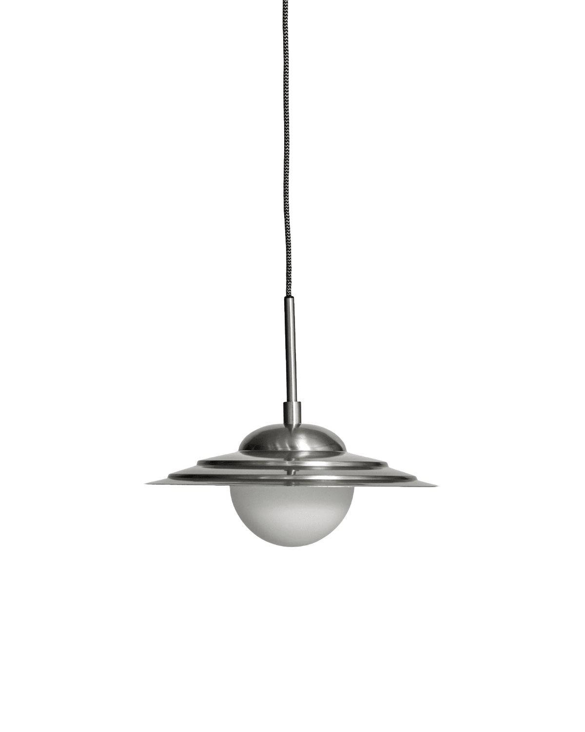 Stropná lampa MERAK Ø 35 cm strieborná