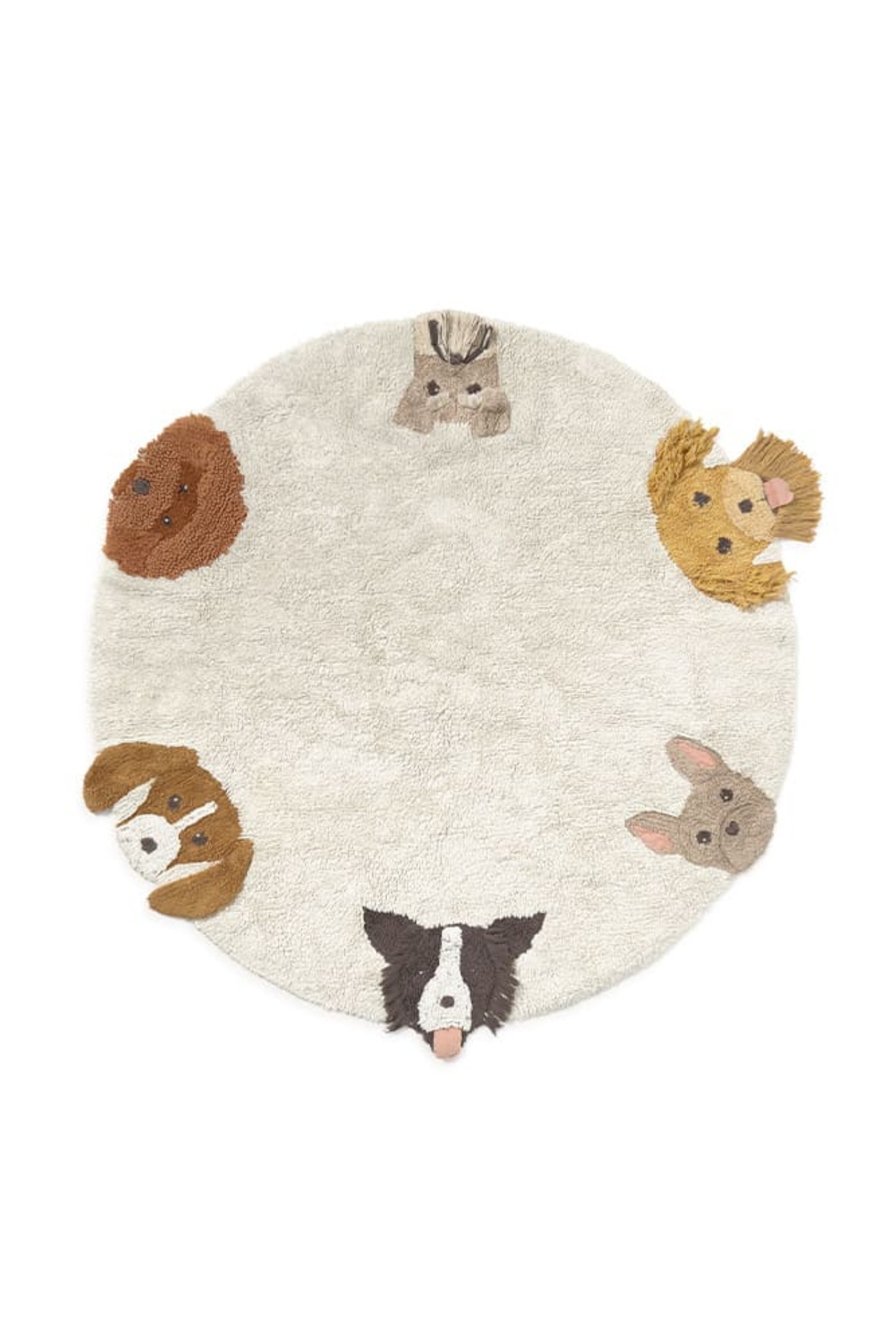 Prateľný koberec RODA Ø 140 cm béžový