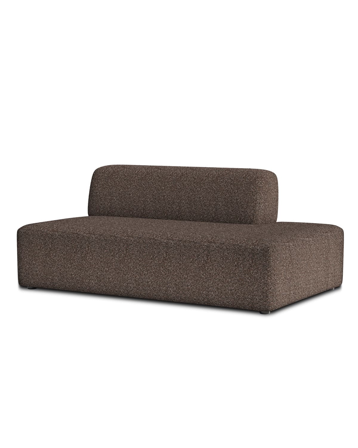 Modul Umi 155 cm ľavý hnedý