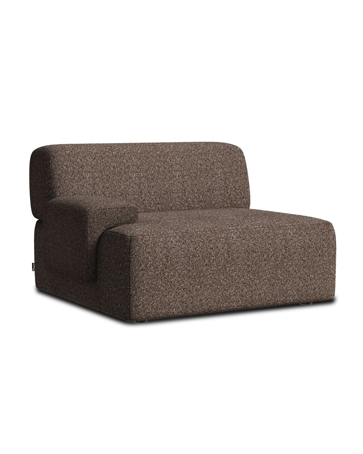 Rohový modul Umi 95 cm ľavý hnedý