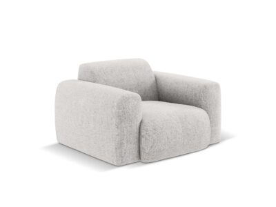 Kreslo NOMALIO chenille svetlo sivé