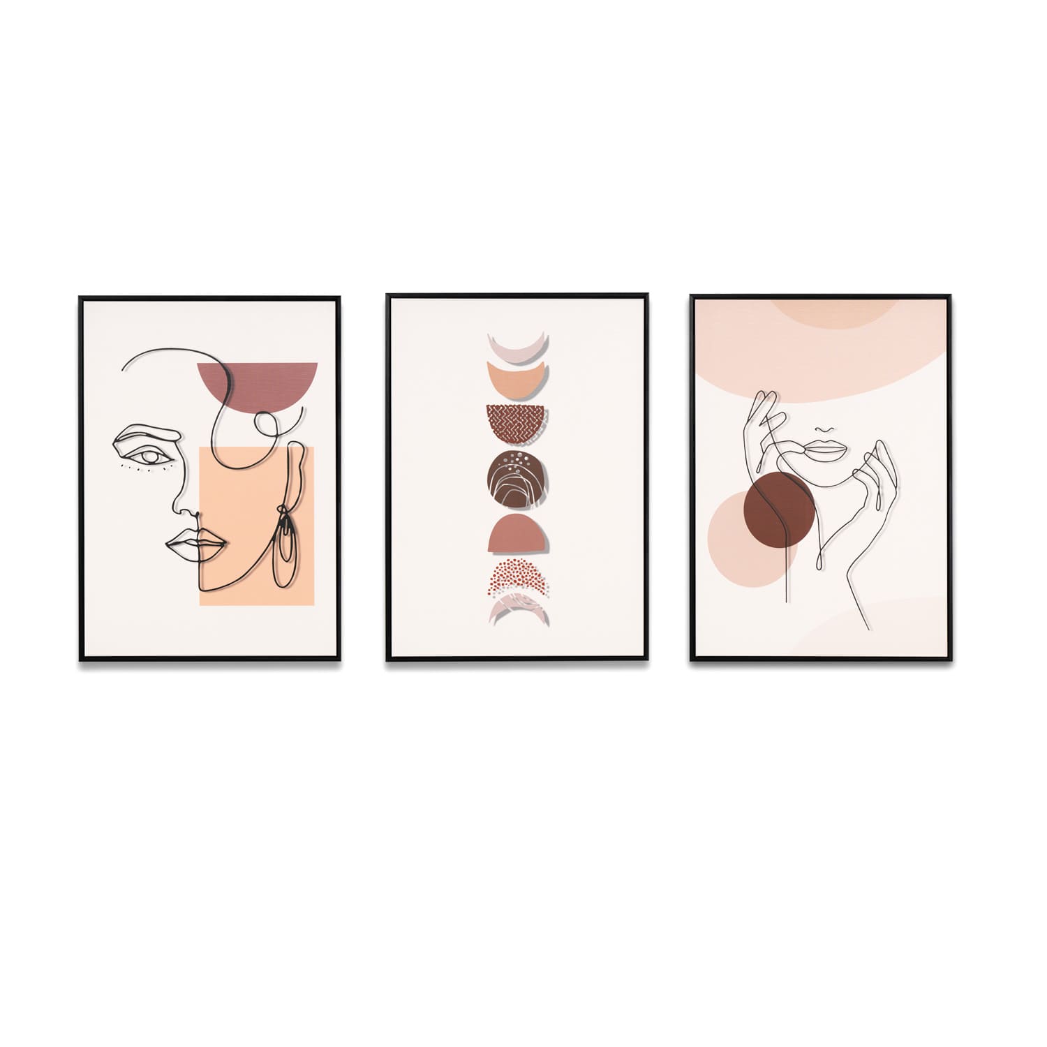 Set 3 obrazov MARAMA 70 x 50 cm