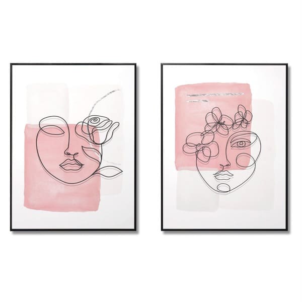 Set 2 obrazov ROHI 80 x 60 cm