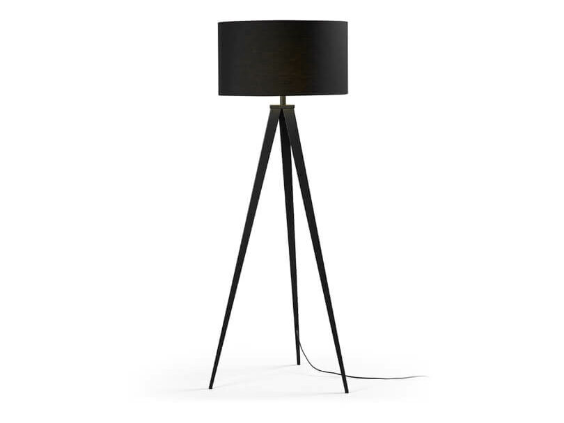 STOJACIA LAMPA UNAGI ČIERNA