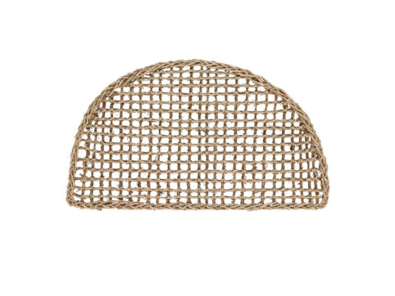 POLKRUHOVÁ ROHOŽKA YARIELA 60 X 35 prírodná