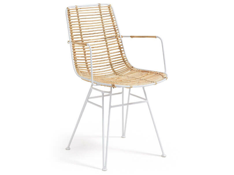 RATANOVÁ STOLIČKA SAMANTHA BIELA