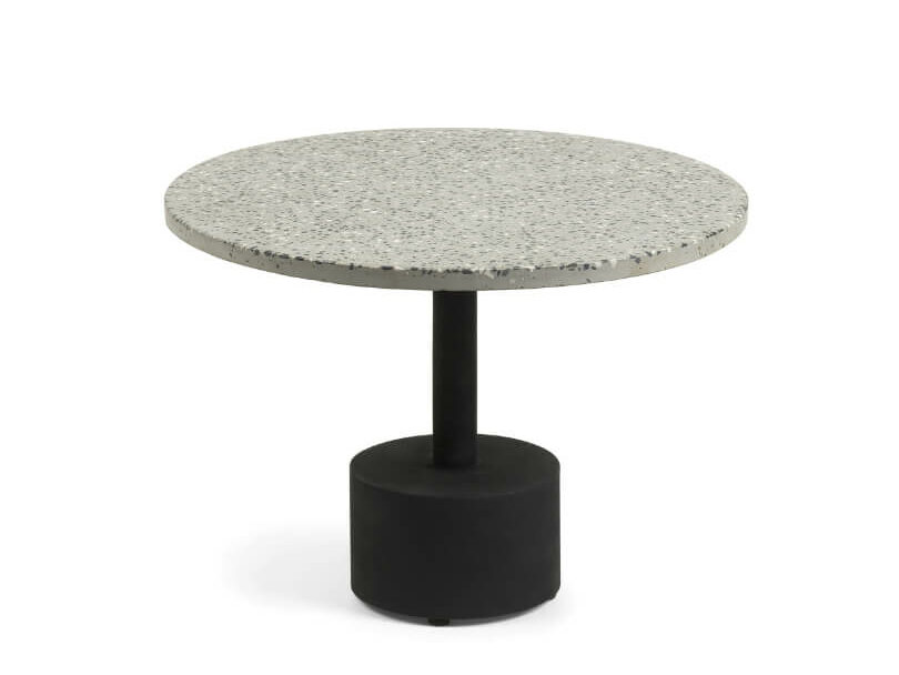 ODKLADACÍ STOLÍK MELANO Ø 55 CM sivý