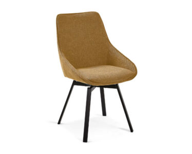 OTOČNÁ STOLIČKA VALENTINO HORČICOVÁ