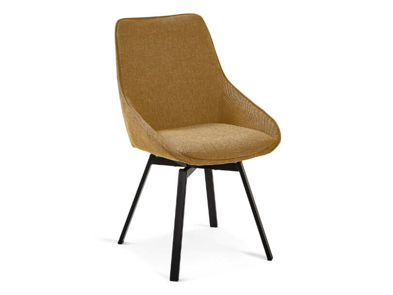 OTOČNÁ STOLIČKA VALENTINO HORČICOVÁ