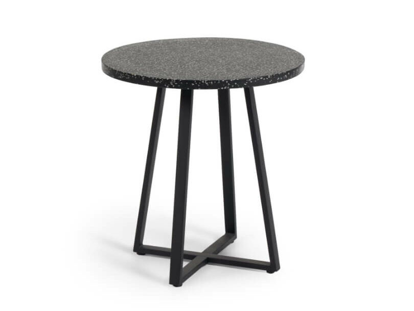 OKRÚHLY STÔL TELLA Ø 75 ČIERNY