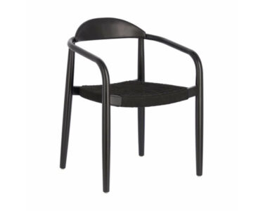 STOLIČKA GLYNIS ČIERNA S ČIERNYM SEDÁKOM