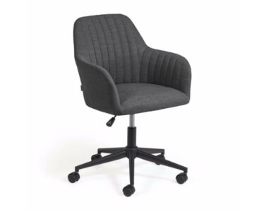 KANCELÁRSKA STOLIČKA DONA TMAVOSIVÁ