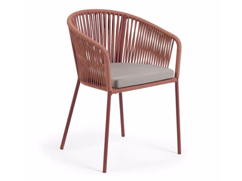 Záhradná stolička ariel ružová