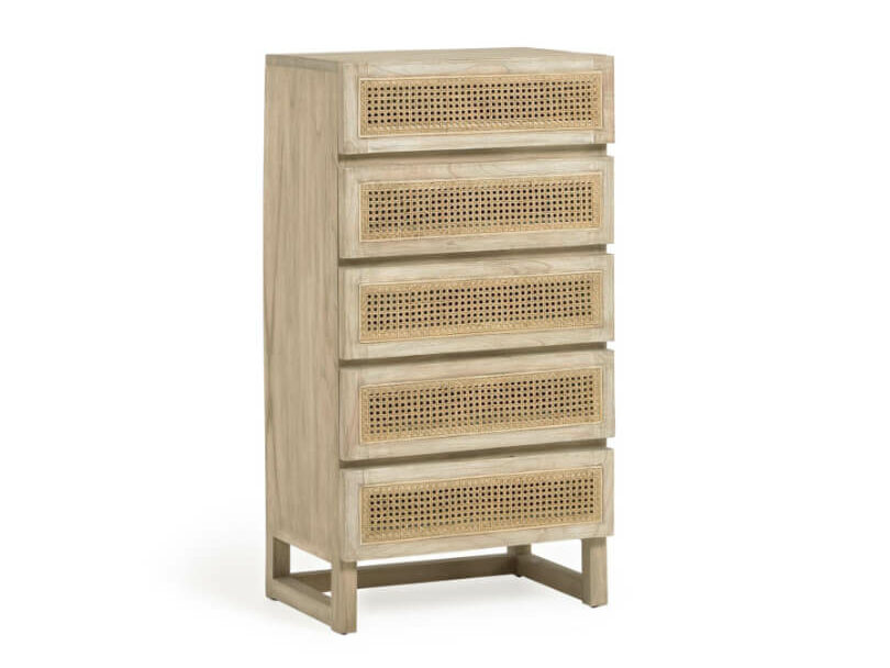 KOMODA REXIT S 5 ZÁSUVKAMI 60 X 113 CM