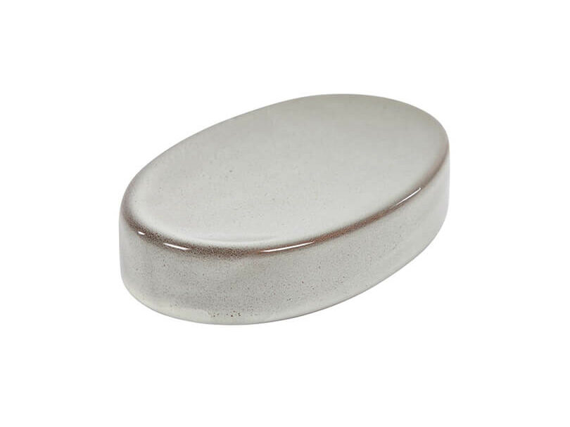 Keramická podložka pod mydlo Alevach sivá