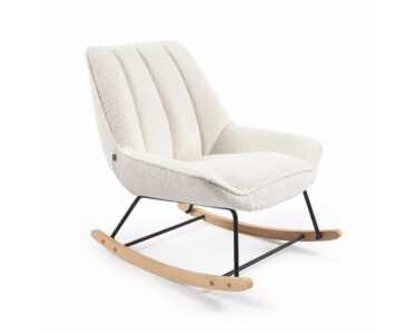 Hojdacie kreslo Jaya biele